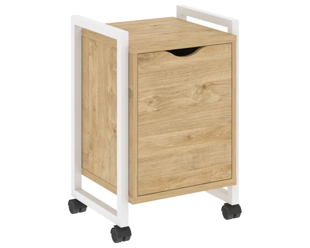 Тумба на колесных опорах с распашным фасадом 500х460х767 Loft