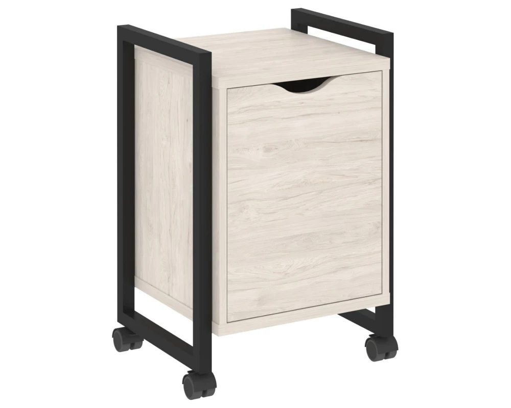 Тумба на колесных опорах с распашным фасадом 500х460х767 Loft