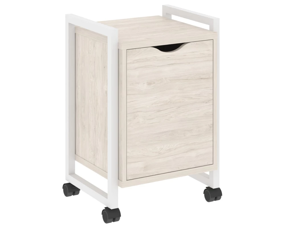 Тумба на колесных опорах с распашным фасадом 500х460х767 Loft