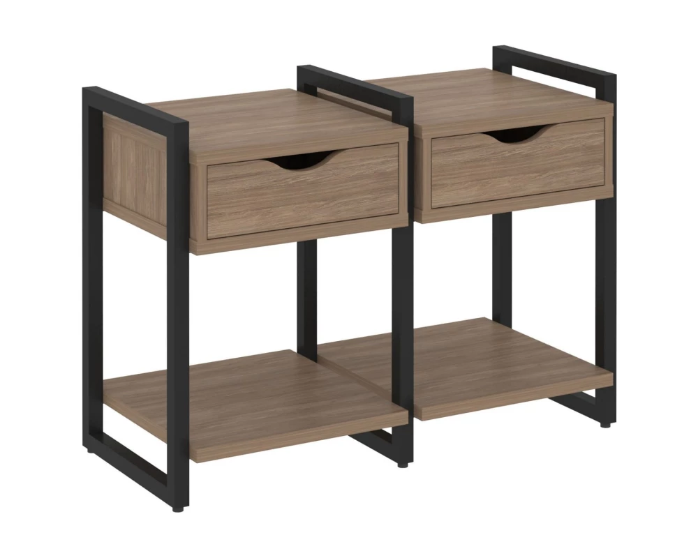 Тумба на регульруемых опорах наборная. Вариант №1 970х460х719 Loft