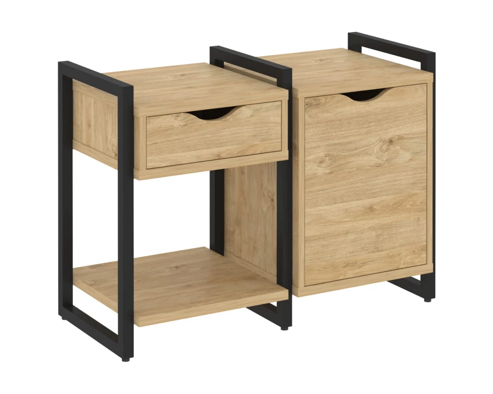 Тумба на регульруемых опорах наборная. Вариант №3 970х460х719 Loft