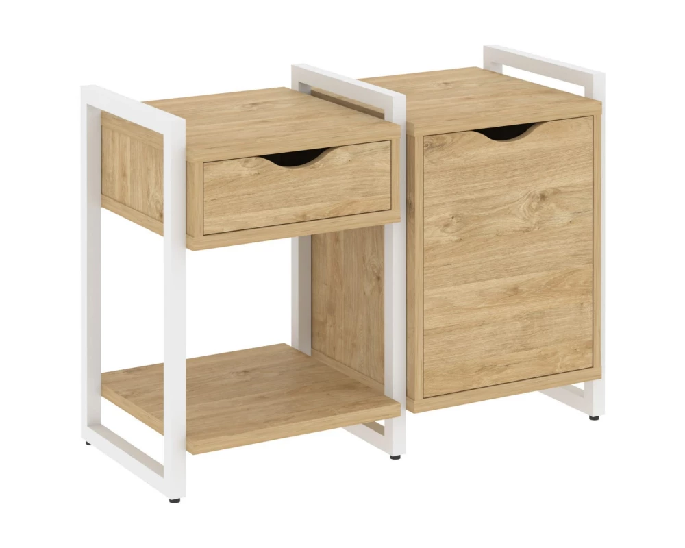 Тумба на регульруемых опорах наборная. Вариант №3 970х460х719 Loft