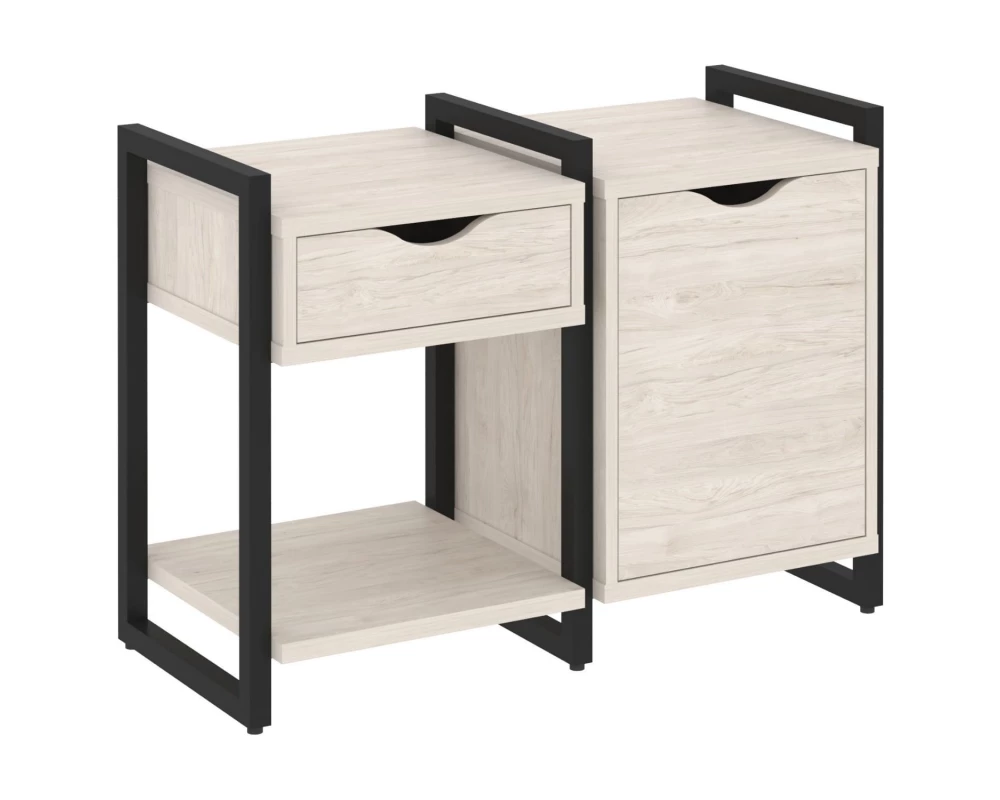 Тумба на регульруемых опорах наборная. Вариант №3 970х460х719 Loft