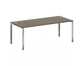 Стол рабочий руководителя на П-обр. м/к 2000x900x750 Metal System Direct images