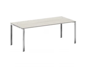 Стол рабочий руководителя на П-обр. м/к 2000x900x750 Metal System Direct images