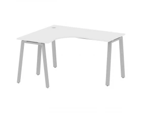 Стол криволинейный левый на А-образном м/к 140x120x75 Metal System images