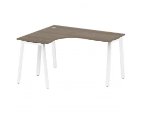 Стол криволинейный левый на А-образном м/к 140x120x75 Metal System images