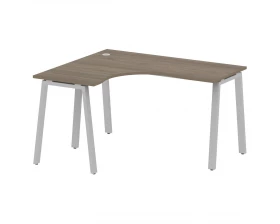 Стол криволинейный левый на А-образном м/к 140x120x75 Metal System images