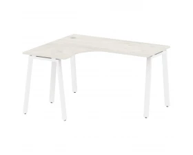 Стол криволинейный левый на А-образном м/к 140x120x75 Metal System images