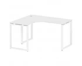 Стол криволинейный левый на О-образном м/к 140x120x75 Metal System images