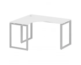 Стол криволинейный левый на О-образном м/к 140x120x75 Metal System images