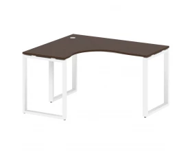 Стол криволинейный левый на О-образном м/к 140x120x75 Metal System images