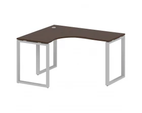 Стол криволинейный левый на О-образном м/к 140x120x75 Metal System images