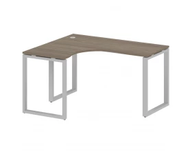 Стол криволинейный левый на О-образном м/к 140x120x75 Metal System images