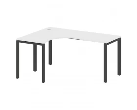 Стол криволинейный левый на П-образном м/к 160x120x75 Metal System images