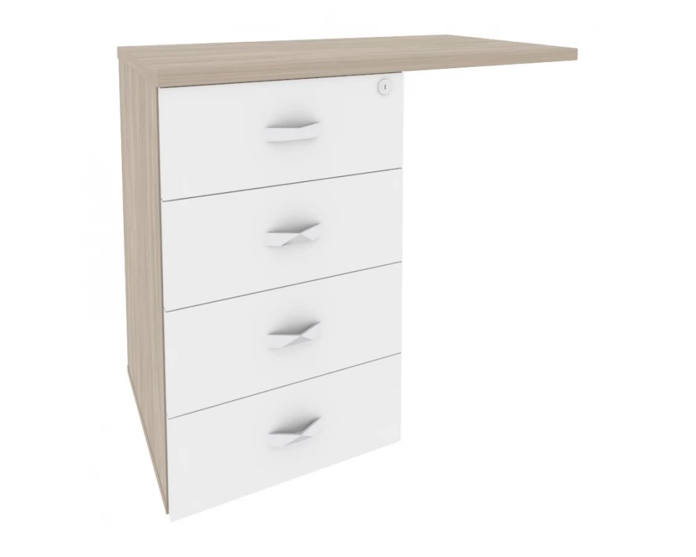 Тумба приставная (универсальная л/пр) 842x460x750 Onix Direct