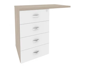 Тумба приставная (универсальная л/пр) 842x460x750 Onix Direct images