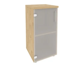 Шкаф низкий узкий левый (1 низкий фасад ЛДСП) 400x420x823 Оникс / Onix images