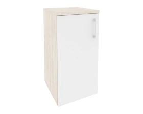 Шкаф низкий узкий левый (1 низкий фасад ЛДСП) 400x420x823 Оникс / Onix images