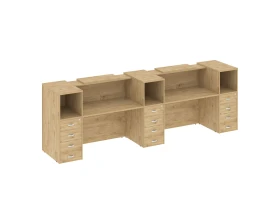 Ресепшн K-13 3652x766x1187 Оникс / Onix images