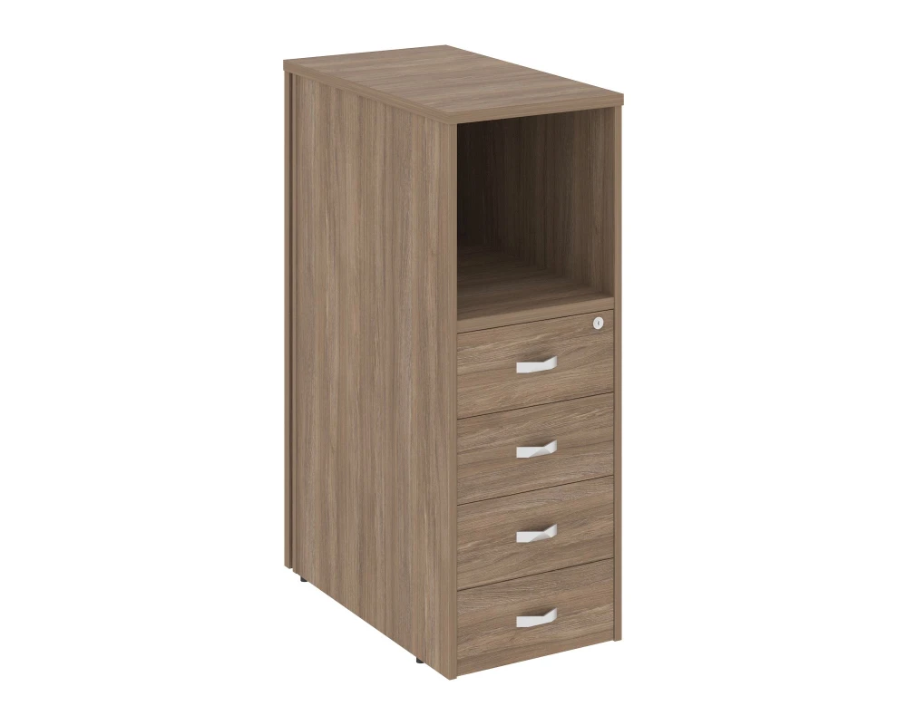 Тумба 4 ящика завершающая, левая Оникс / Onix