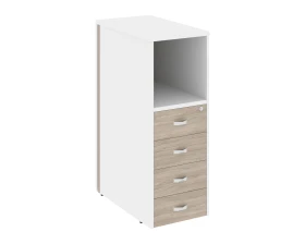 Тумба 4 ящика завершающая, левая Оникс / Onix images