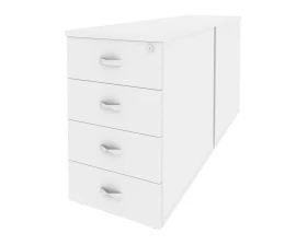 Тумба двойная приставная / опорная 432x1475x750 Onix images