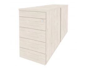 Тумба двойная приставная / опорная (TIP-ON) 432x1475x750 Onix images