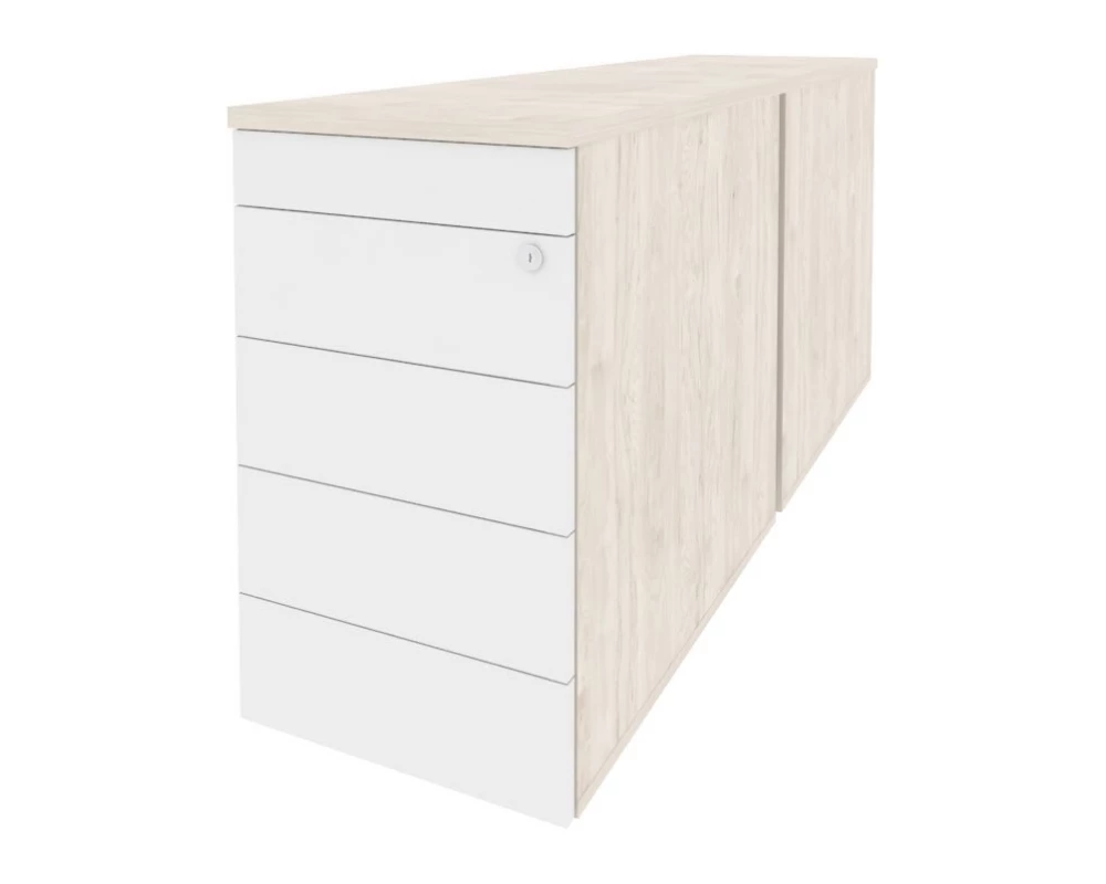 Тумба двойная приставная / опорная (TIP-ON) 432x1635x750 Onix