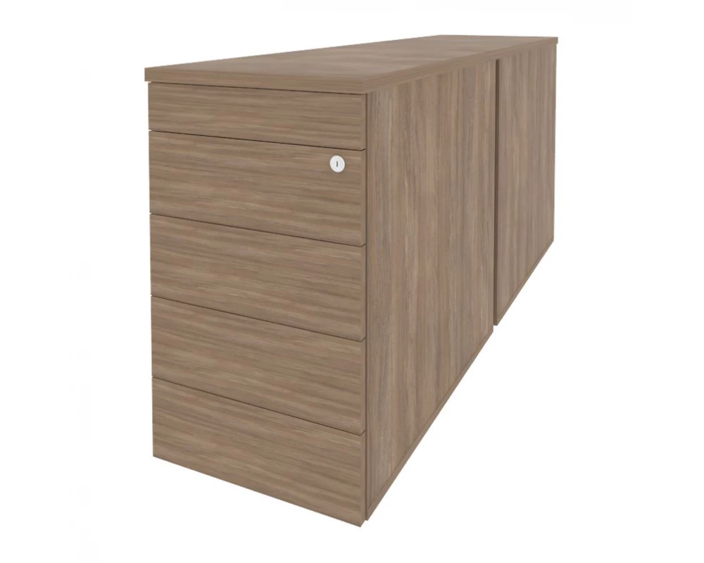 Тумба двойная приставная / опорная (TIP-ON) 432x1635x750 Onix