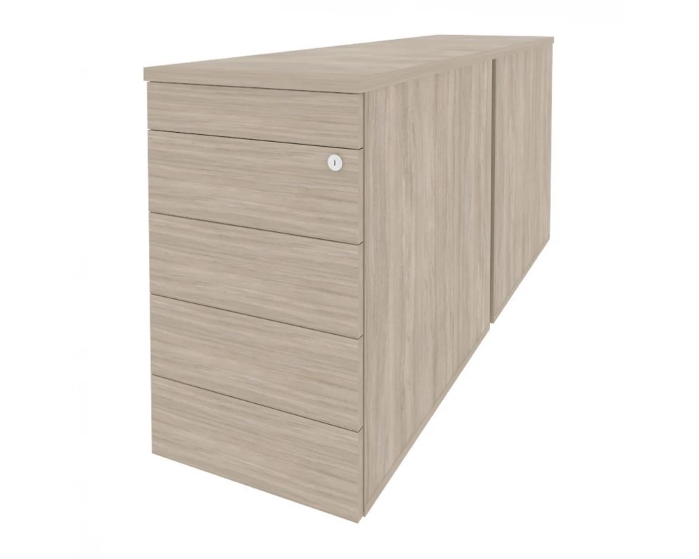 Тумба двойная приставная / опорная (TIP-ON) 432x1635x750 Onix