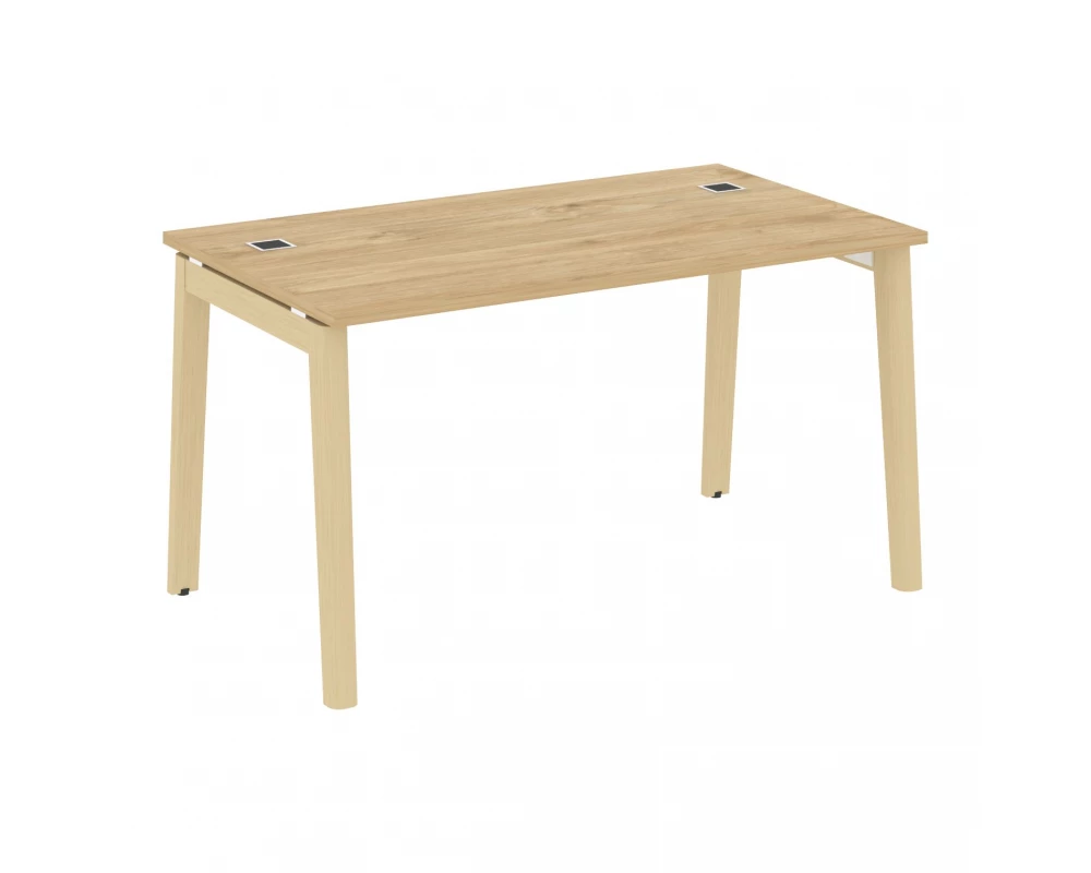 Стол для руководителя, опоры - массив дерева 138x80x75 Onix Wood Direct