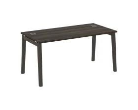 Стол рабочий руководителя, опоры - массив дерева 158x80x75 Onix Wood Direct images