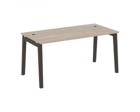 Стол рабочий руководителя, опоры - массив дерева 158x80x75 Onix Wood Direct images