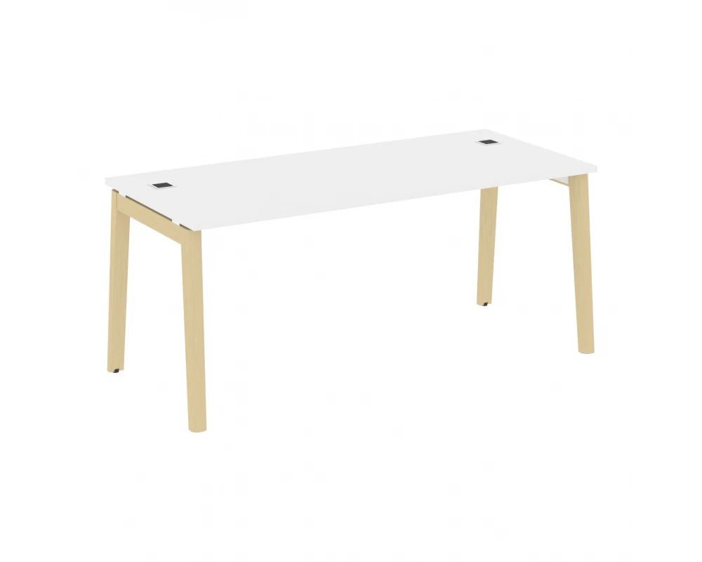 Стол рабочий руководителя, опоры - массив дерева 178x80x75 Onix Wood Direct