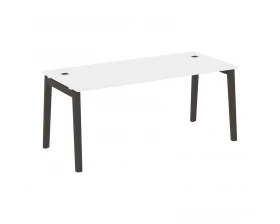 Стол рабочий руководителя, опоры - массив дерева 178x80x75 Onix Wood Direct images