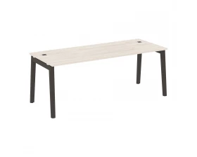 Стол рабочий руководителя, опоры - массив дерева 198x80x75 Onix Wood Direct images