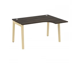 Стол эргономичный правый, опоры - массив дерева 138x118x75 Onix Wood images