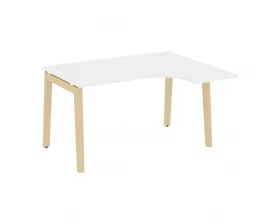 Стол эргономичный правый, опоры - массив дерева 138x118x75 Onix Wood images