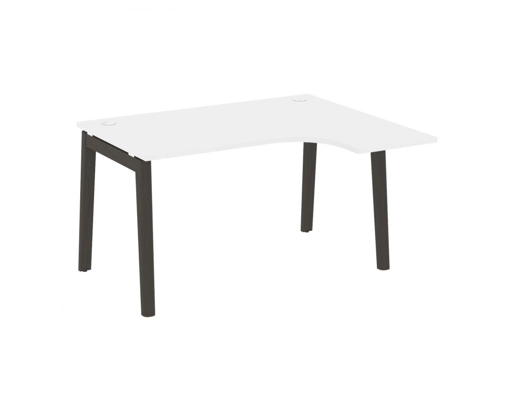 Стол эргономичный правый, опоры - массив дерева 138x118x75 Onix Wood