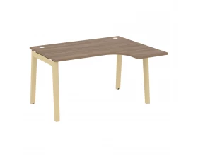 Стол эргономичный правый, опоры - массив дерева 138x118x75 Onix Wood images