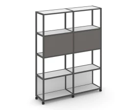 Стеллаж 5 уровней 2 секции VR.LT-STK-513.12 2370x400x2000 Shelf Mobile images