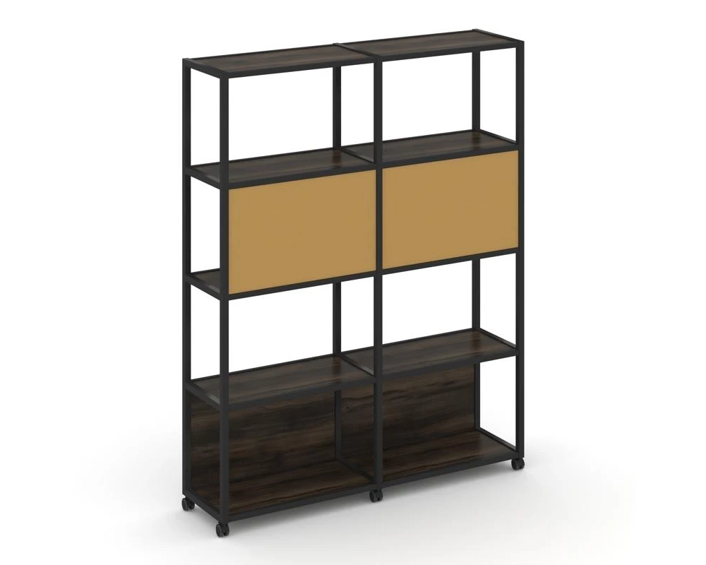 Стеллаж 5 уровней 2 секции VR.LT-STK-513.12 2370x400x2000 Shelf Mobile