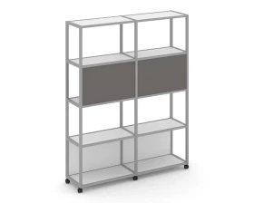 Стеллаж 5 уровней 2 секции VR.LT-STK-513.12 2370x400x2000 Shelf Mobile images