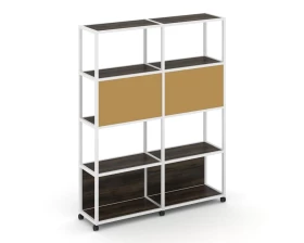 Стеллаж 5 уровней 2 секции VR.LT-STK-513.12 2370x400x2000 Shelf Mobile images