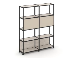 Стеллаж 5 уровней 2 секции VR.LT-STK-513.12 2370x400x2000 Shelf Mobile images