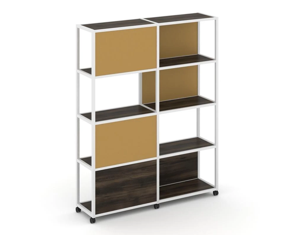 Стеллаж 5 уровней 2 секции VR.LT-STK-515.10 1970x400x2000 Shelf Mobile