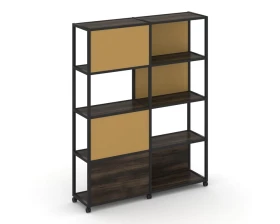 Стеллаж 5 уровней 2 секции VR.LT-STK-515.10 1970x400x2000 Shelf Mobile images