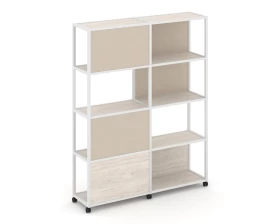 Стеллаж 5 уровней 2 секции VR.LT-STK-515.10 1970x400x2000 Shelf Mobile images