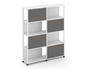 Стеллаж 5 уровней 2 секции VR.LT-STK-516.12 2370x400x2000 Shelf Mobile images